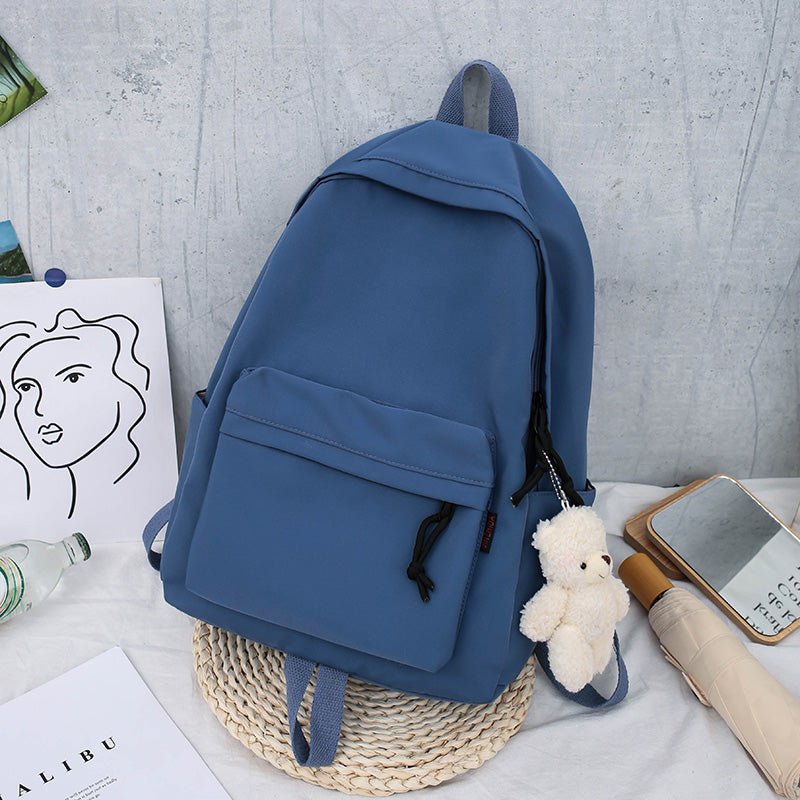 Mochila Escolar Feminina com Chaveiro Pooh 8