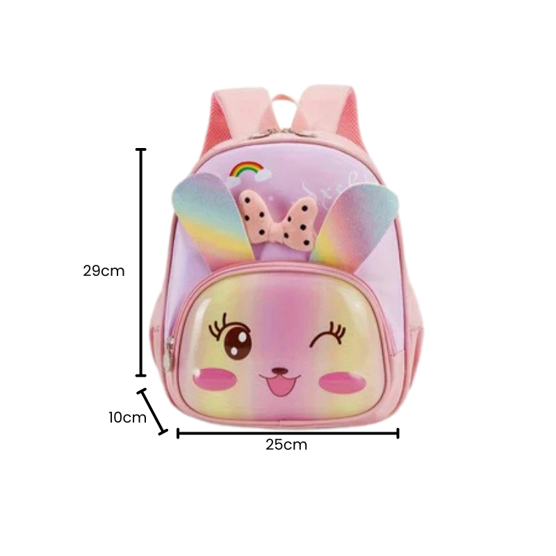 Mochila Escolar Infantil Coelho 3D 7