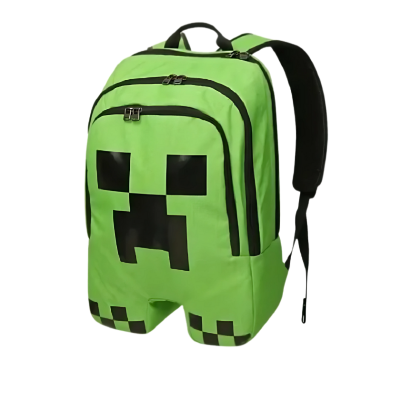 Mochila Escolar Infantil Creeper Minecraft