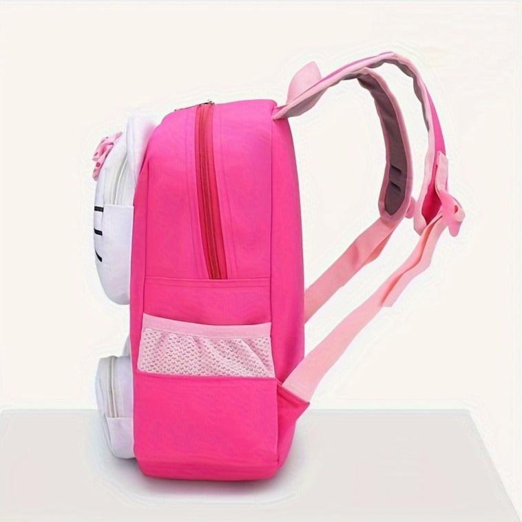 Mochila Escolar Infantil Hello Kitty 3D 3