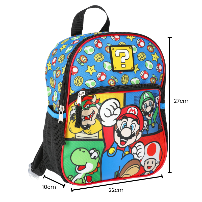 Mochila Escolar Infantil Mario 5