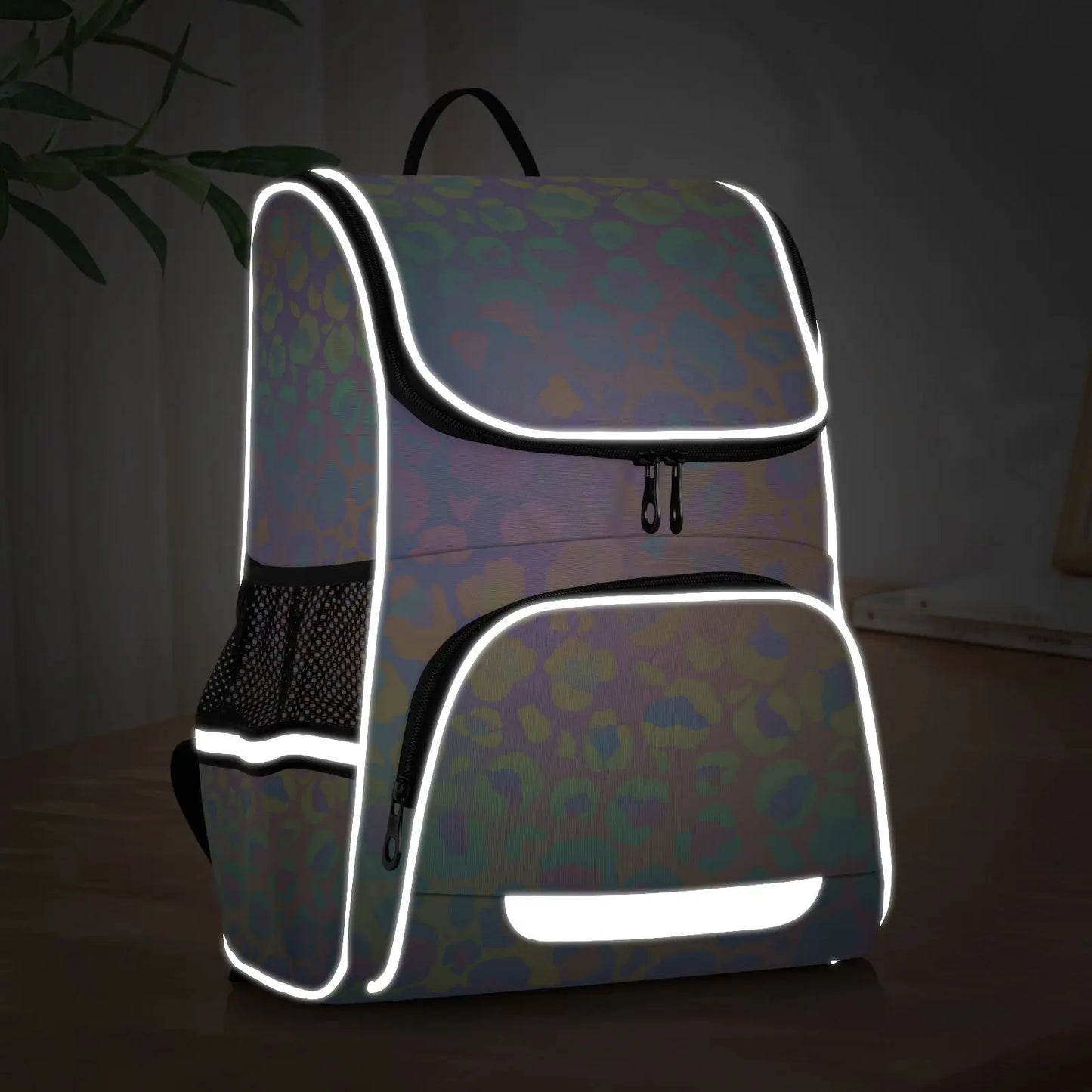 Mochila Escolar Infantil Refletiva Multi-Bolsos 4