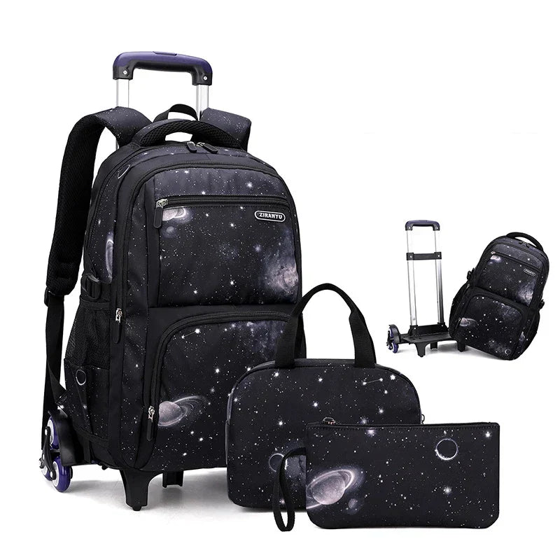 Mochila Escolar Infantil com Rodinhas Universe 17