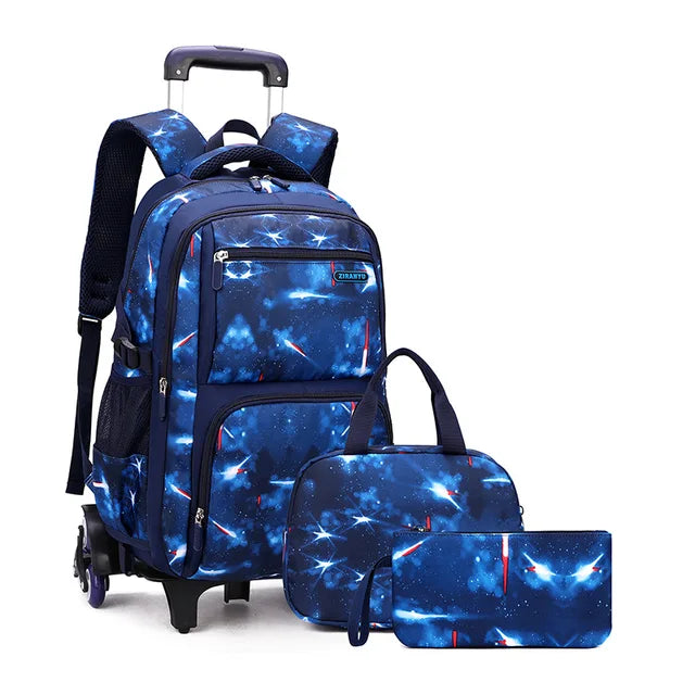 Mochila Escolar Infantil com Rodinhas Universe 19