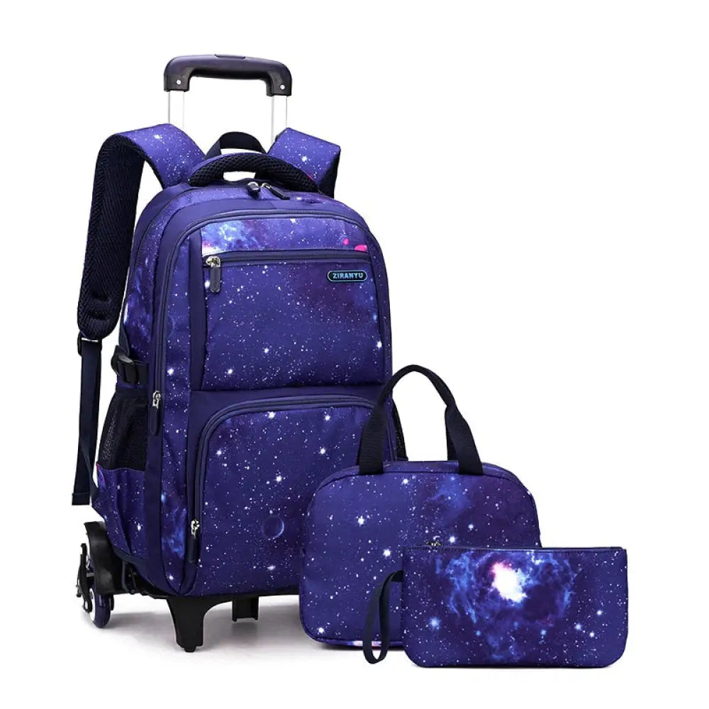 Mochila Escolar Infantil com Rodinhas Universe 2