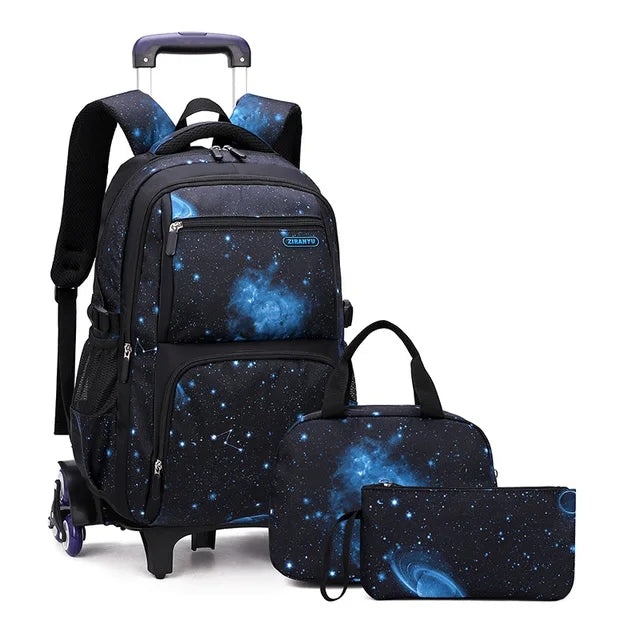 Mochila Escolar Infantil com Rodinhas Universe 21