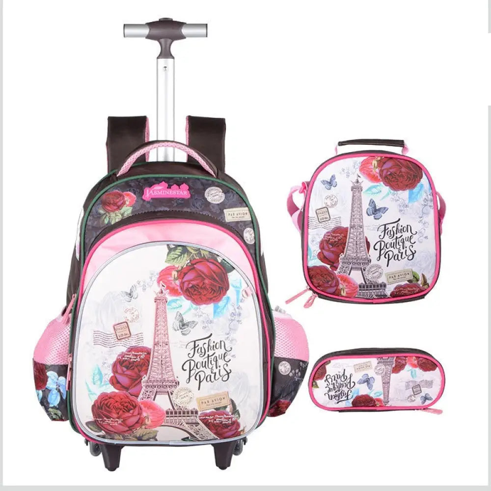 Mochila Escolar Infantil de Rodinhas Desenho 4