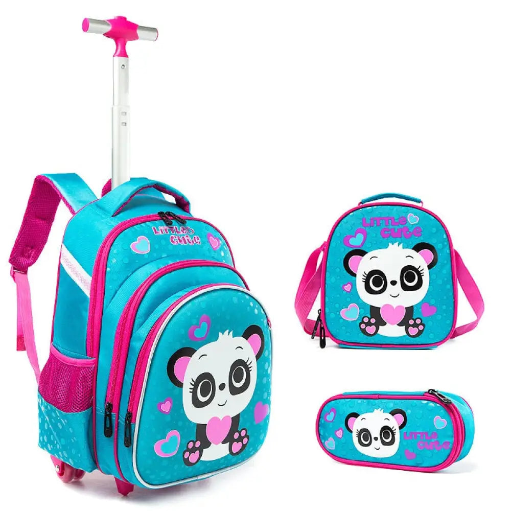 Mochila Escolar Infantil de Rodinhas Desenho 7