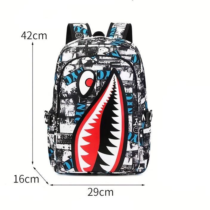 Mochila Escolar Masculina Anti-Furto Impermeável 5