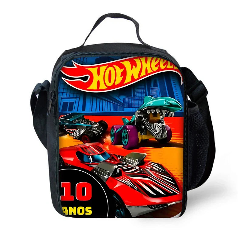 Mochila Escolar Masculina Carrinho de Corrida Desenho 3