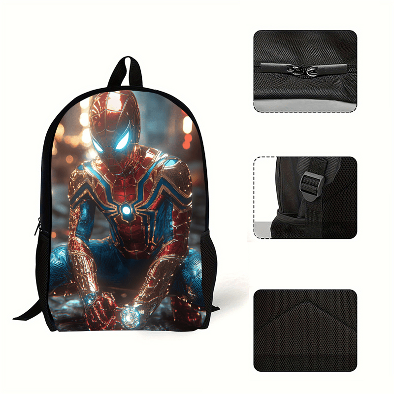 Mochila Escolar Masculina Homem-Aranha 3