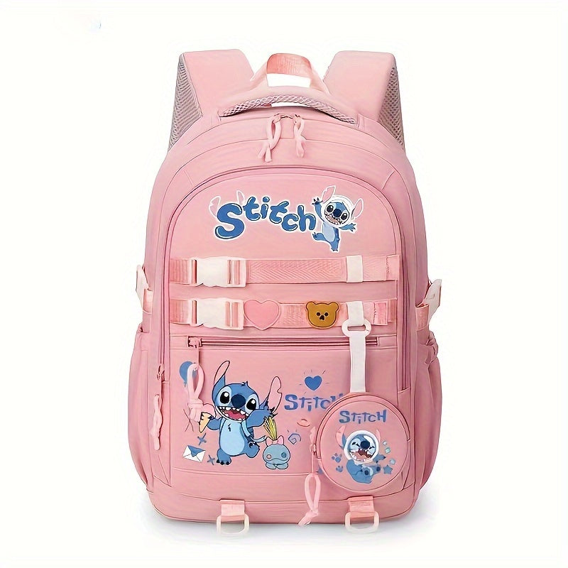 Mochila Escolar À Prova D'Água Stitch 2