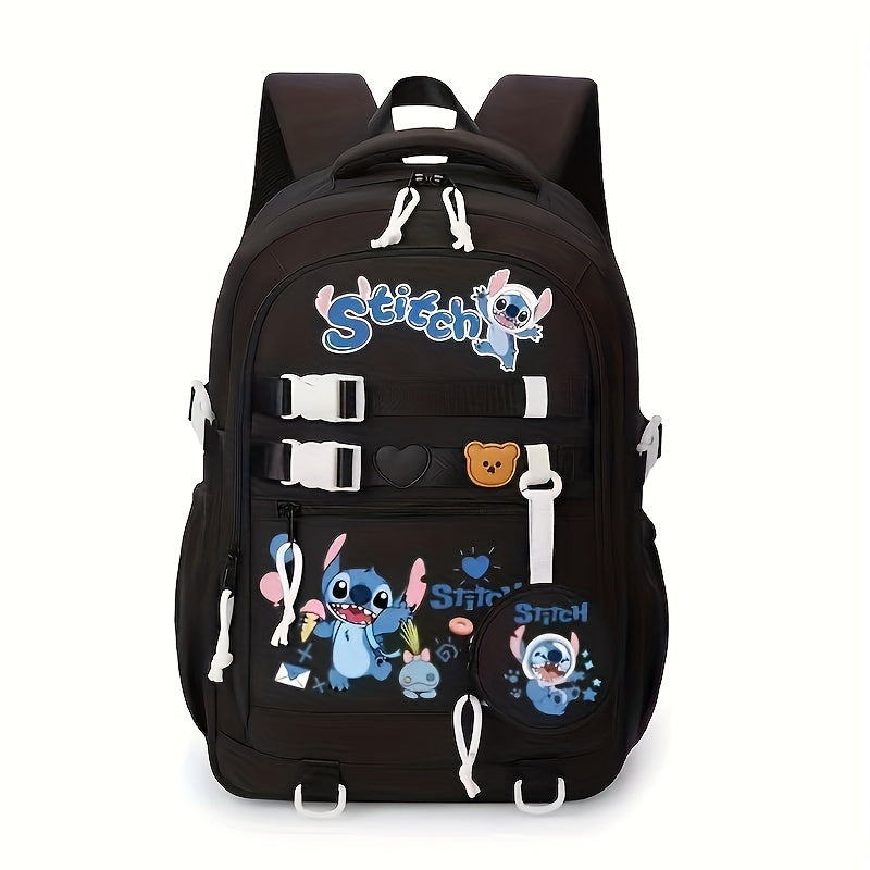 Mochila Escolar À Prova D'Água Stitch 5