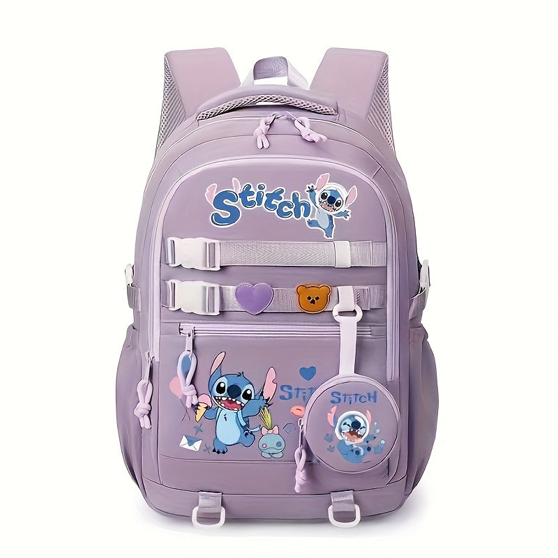 Mochila Escolar À Prova D'Água Stitch 6
