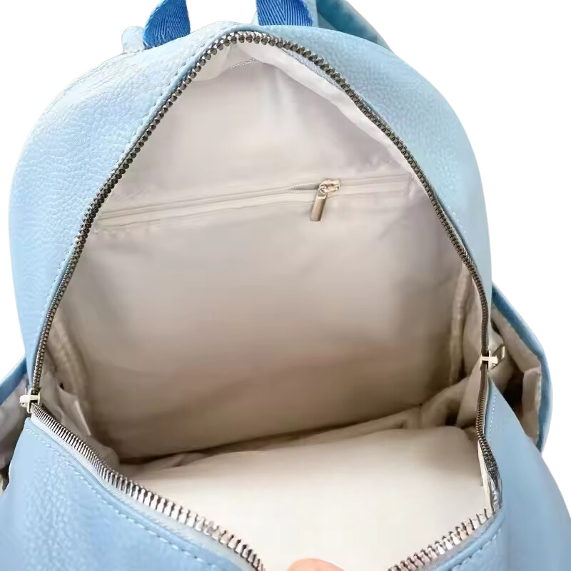 Mochila Escolar Stitch de Couro 2