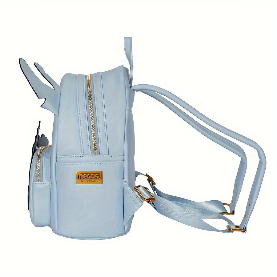 Mochila Escolar Stitch de Couro 4
