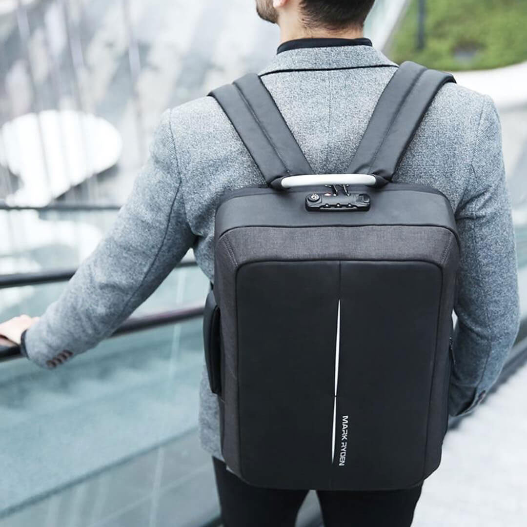 Mochila Executiva Antifurto TSA com Cadeado para Notebook 2
