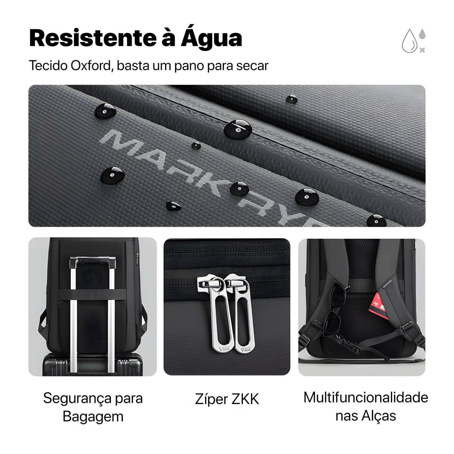Mochila Executiva Expansível 25L-35L Notebook 16" NexPort 9