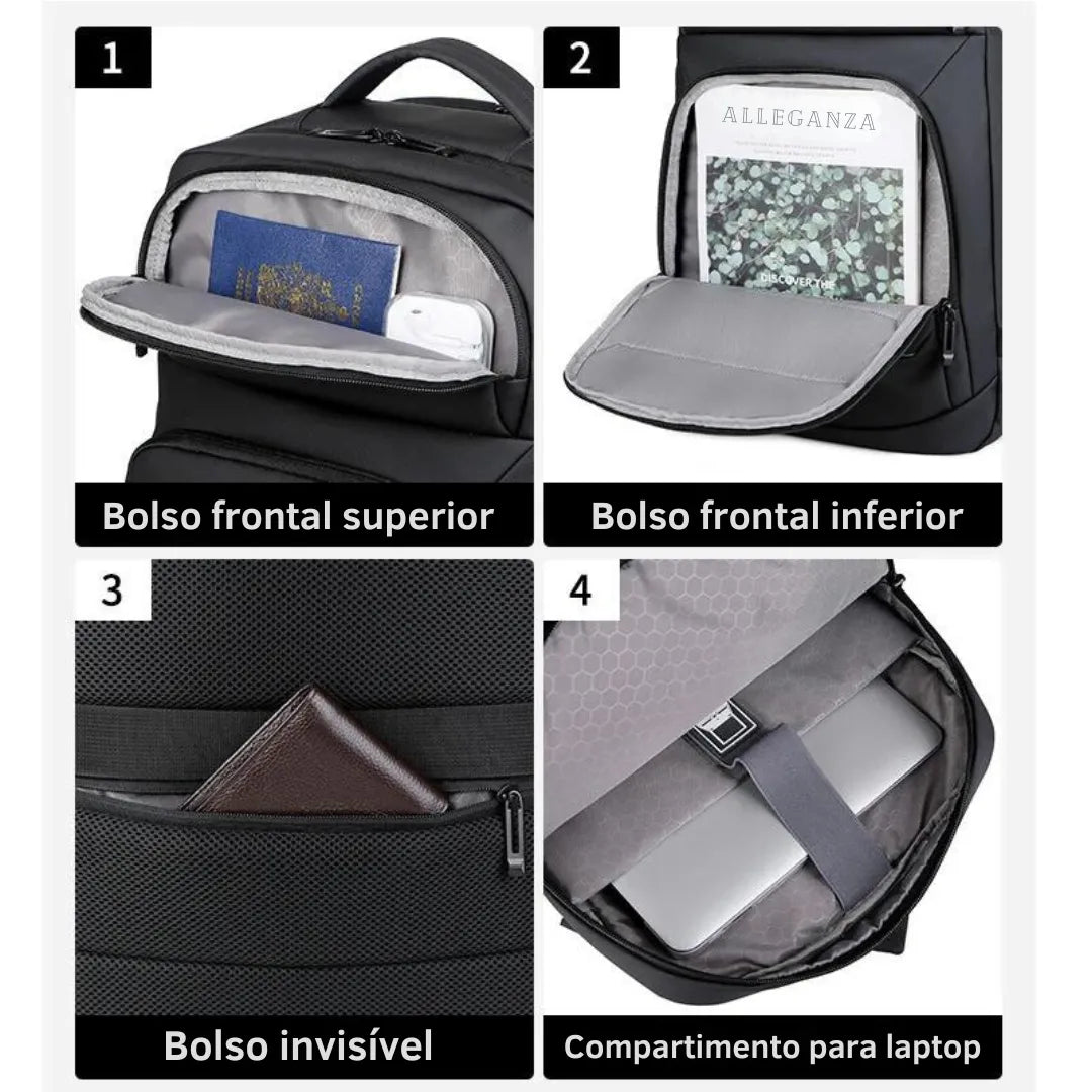 Mochila Executiva Impermeável 50 litros - Casualle Business 6
