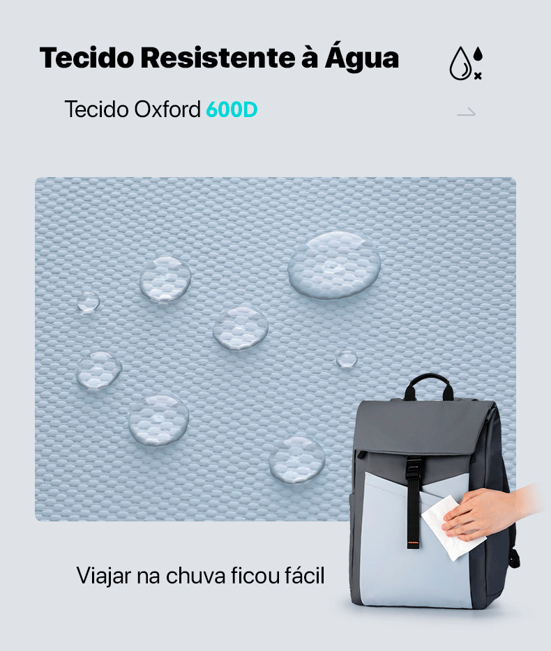 Mochila Executiva Notebook 15.6" 20L Viagem Trek 10