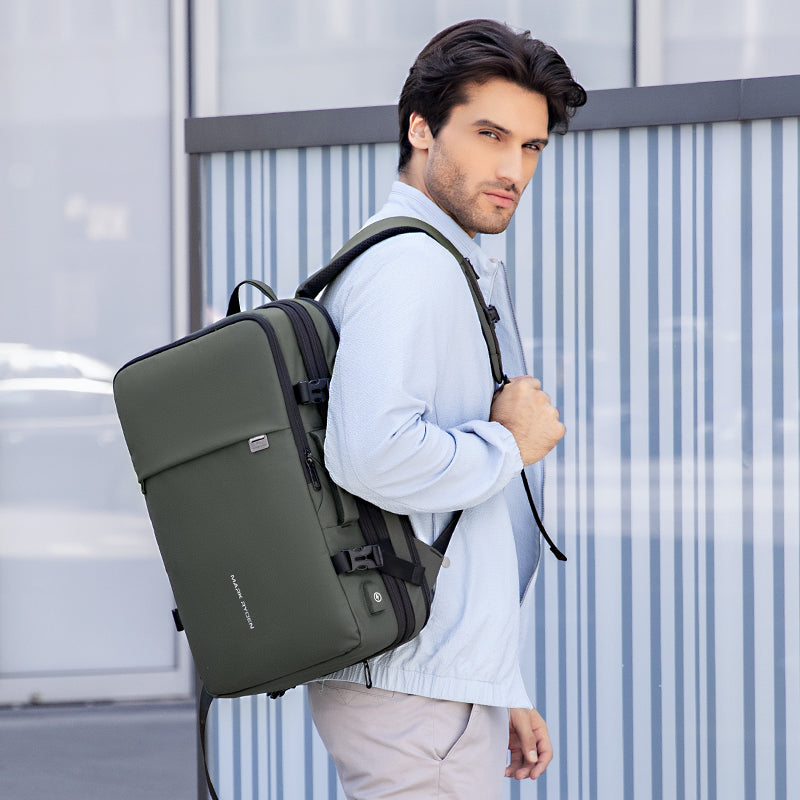 Mochila Expansível 22L a 37L Executiva de Viagem Notebook 17" 9