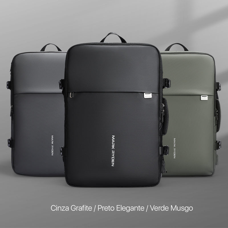 Mochila Expansível 22L a 37L Executiva de Viagem para Notebook 17" Solstice 11