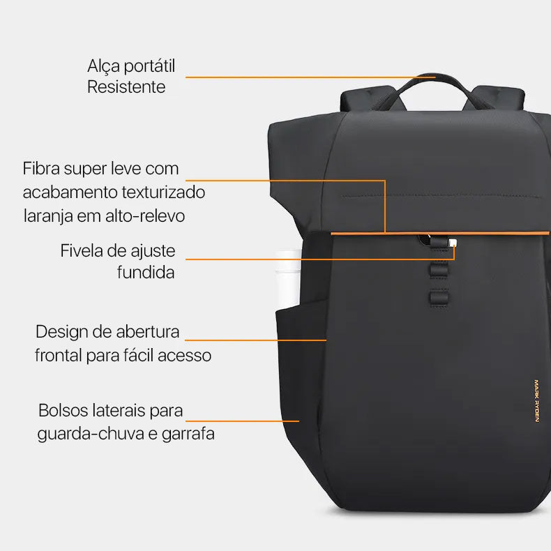 Mochila Expansível Executiva para Notebook 17" Viagem 5