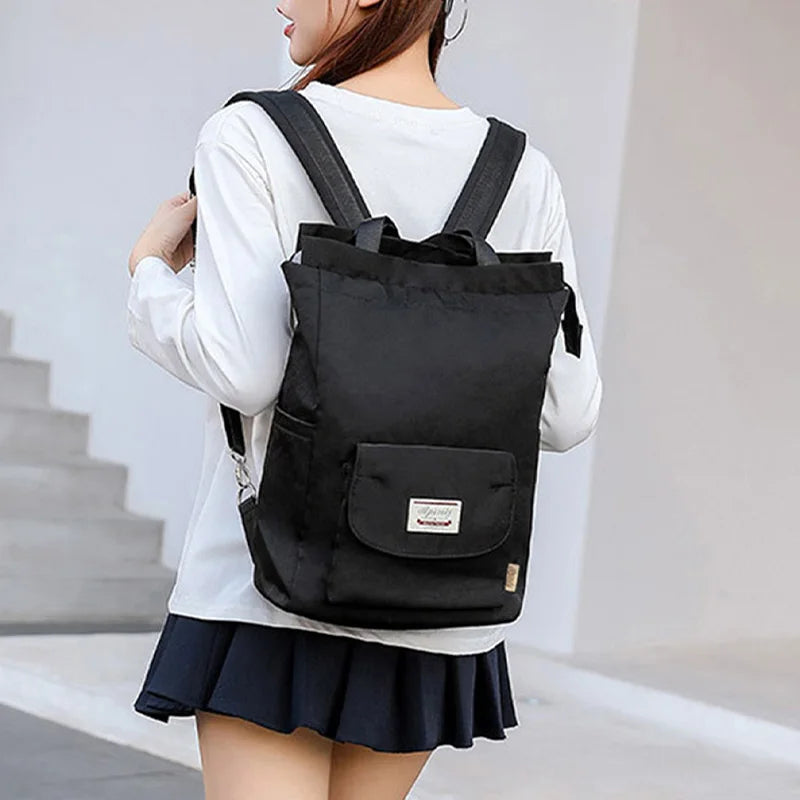 Mochila Feminina Impermeável LumiBag Porta USB 2