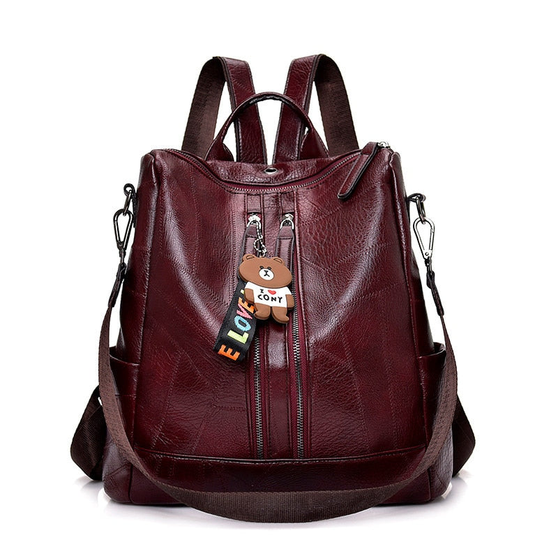 Mochila Feminina de Couro - LisaBag 5
