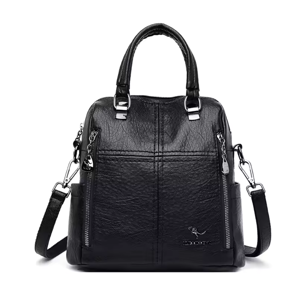 Mochila Feminina de Couro Bagpack Premium 5