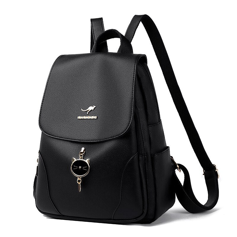 Mochila Feminina de Couro Fashion Pack 2
