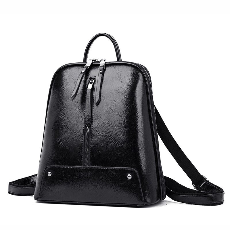 Mochila Feminina de Couro Luxo Lauren 2