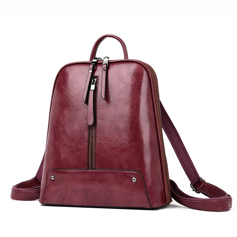 Mochila Feminina de Couro Luxo Lauren 3