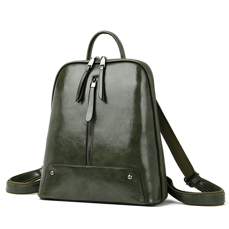 Mochila Feminina de Couro Luxo Lauren 4
