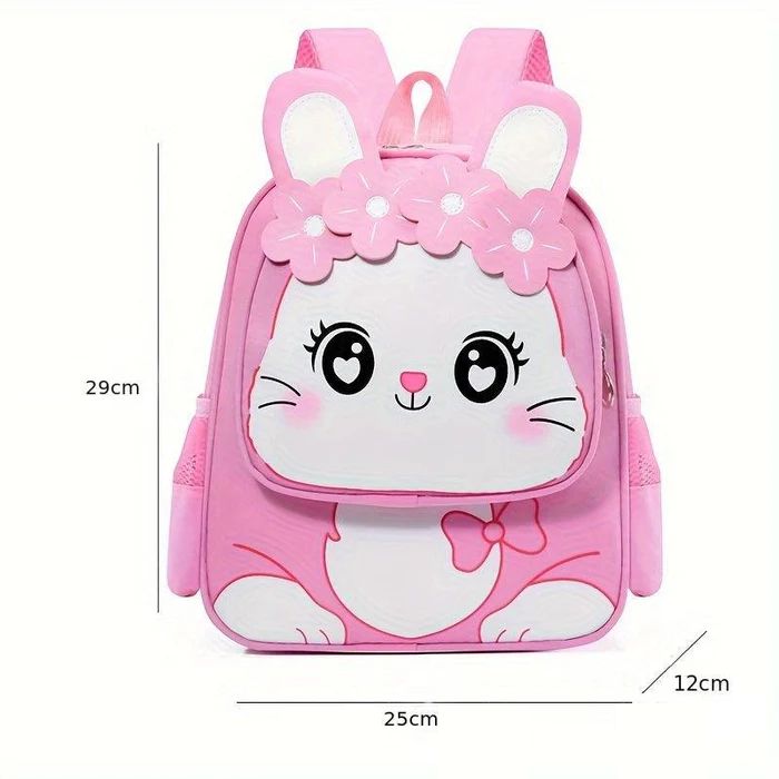 Mochila Infantil Coelho com Bolso para Garrafa 7