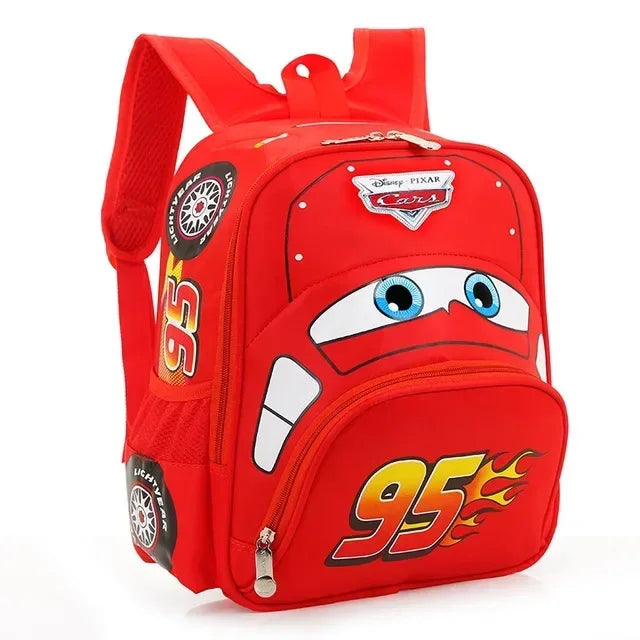 Mochila Infantil Escolar Carros 3D 2