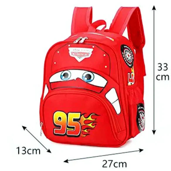 Mochila Infantil Escolar Carros 3D 5