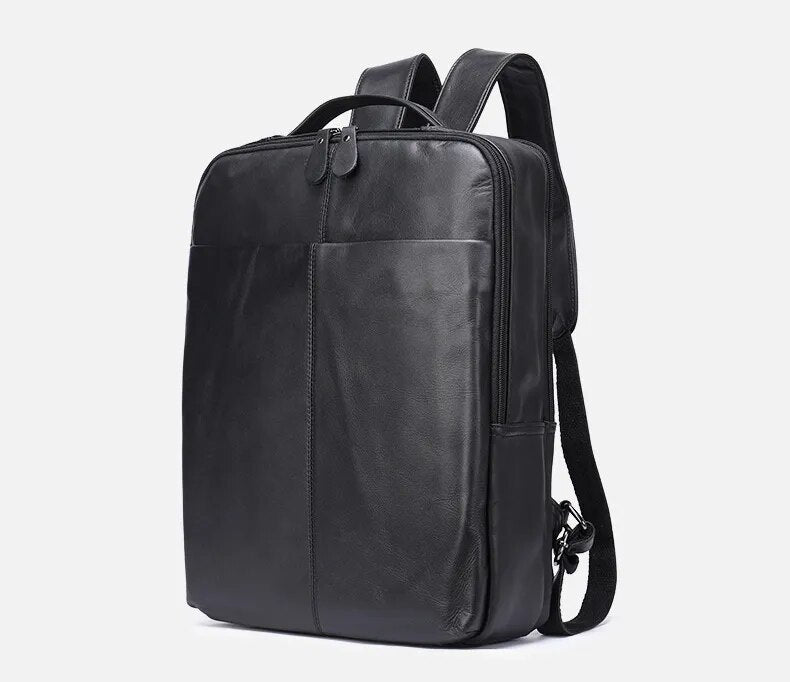 Mochila Masculina de Couro Becker Notebook 14 6