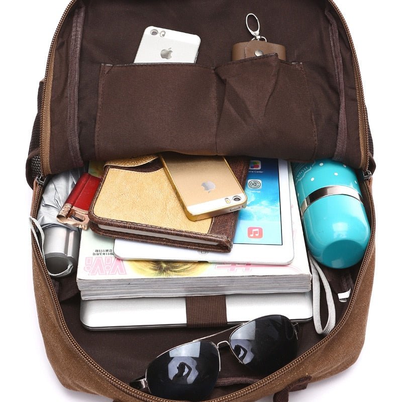 Mochila Masculina de Couro Grande Adventure 2