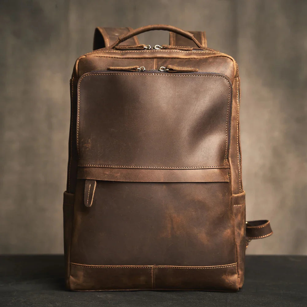 Mochila Masculina de Couro Legitimo PackPro 3