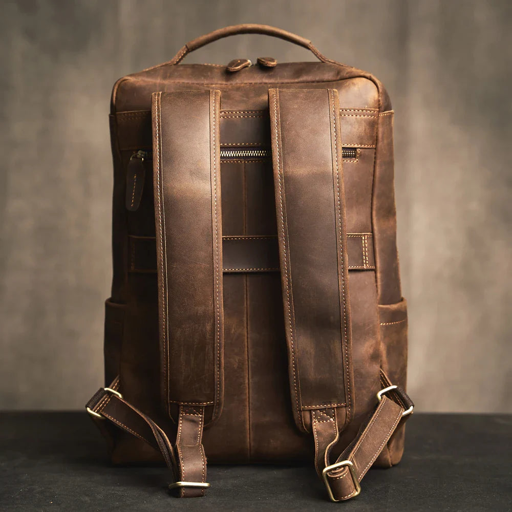 Mochila Masculina de Couro Legitimo PackPro 4
