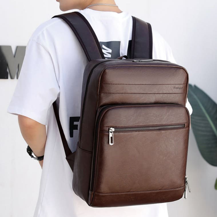 Mochila Masculina de Couro Notebook ProBag 2