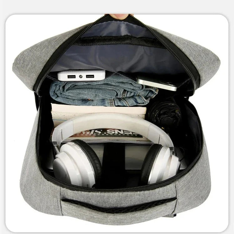 Mochila Masculina para Notebook Anti-Furto 5