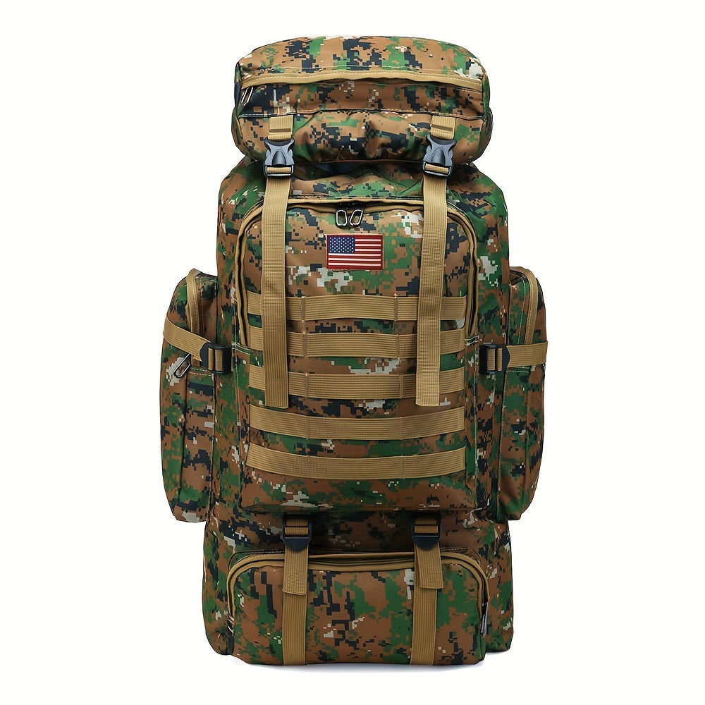 Mochila Tática Impermeável 80L Acampamento 4