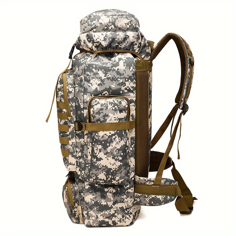 Mochila Tática Impermeável 80L Acampamento 7