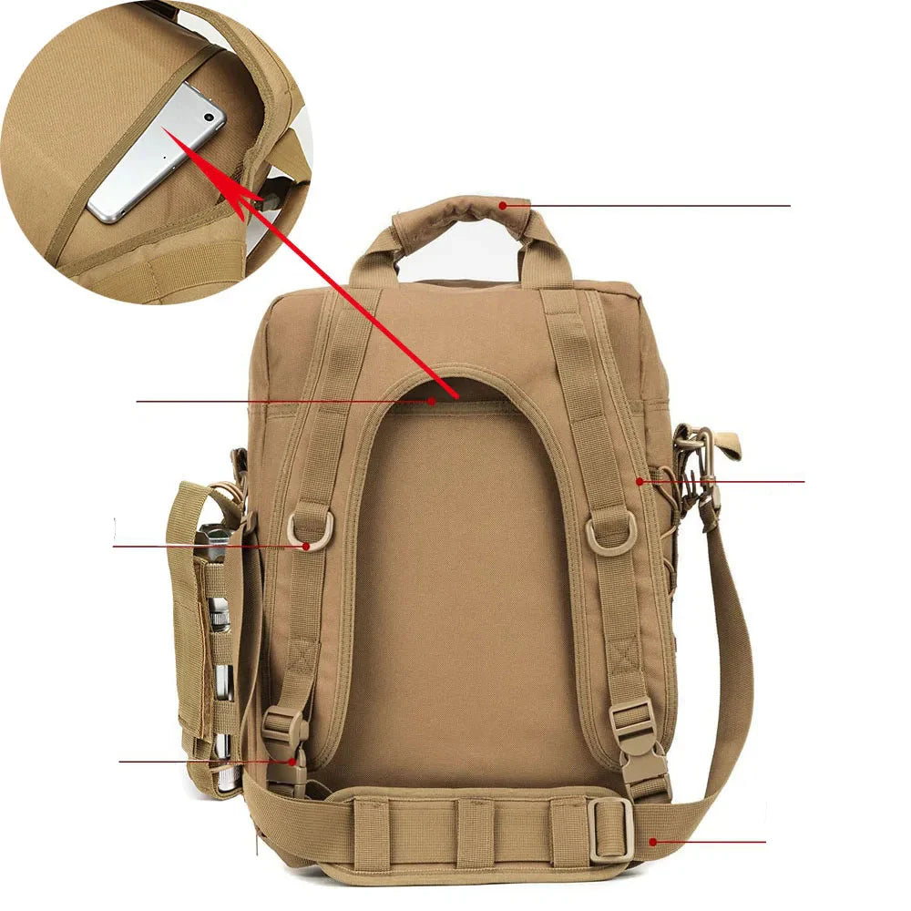 Mochila Tática Militar para Acampamento Anti-Furto 4