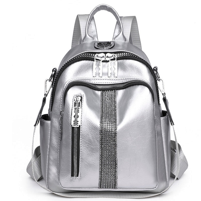 Mochila de Couro Feminina Fashion Bag 4