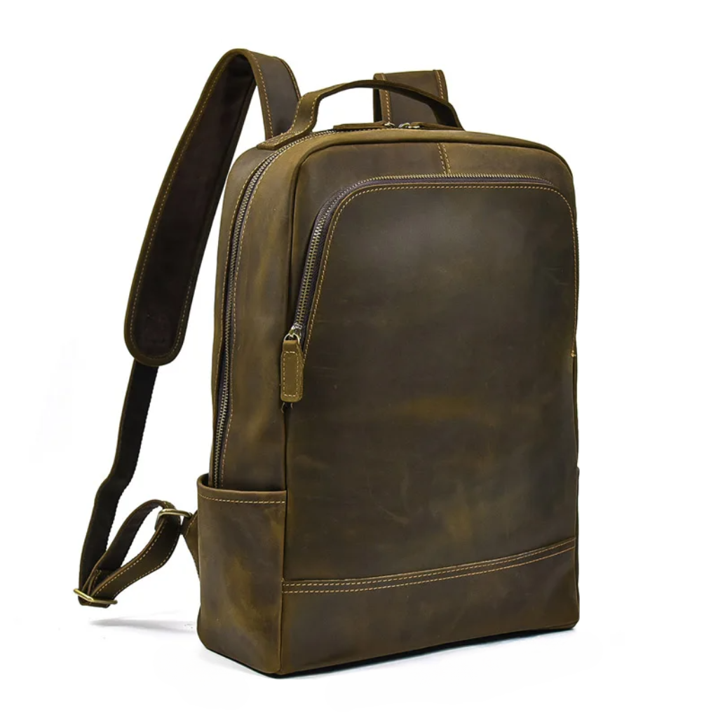 Mochila de Couro Legitimo para Notebook 15.6 Vinci 12