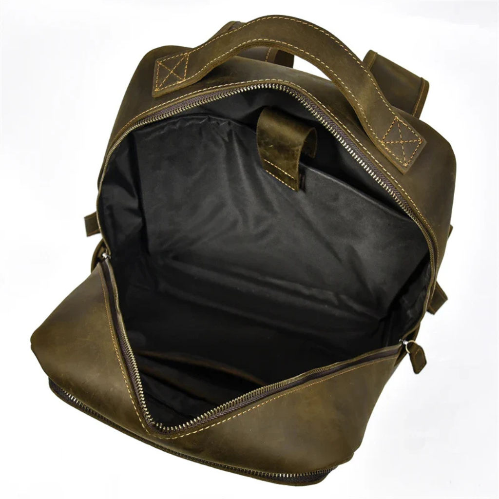 Mochila de Couro Legitimo para Notebook 15.6 Vinci 14