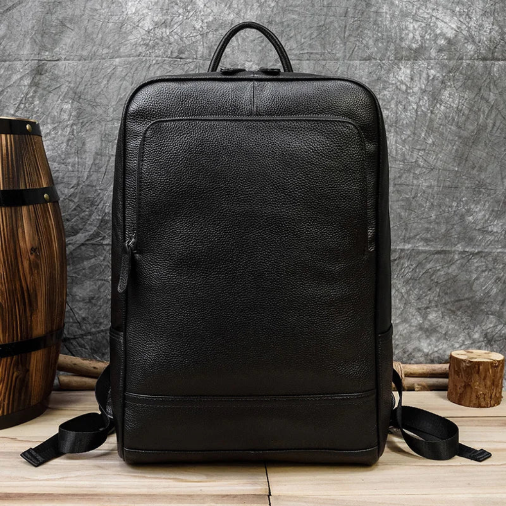 Mochila de Couro Legitimo para Notebook 15.6 Vinci 2